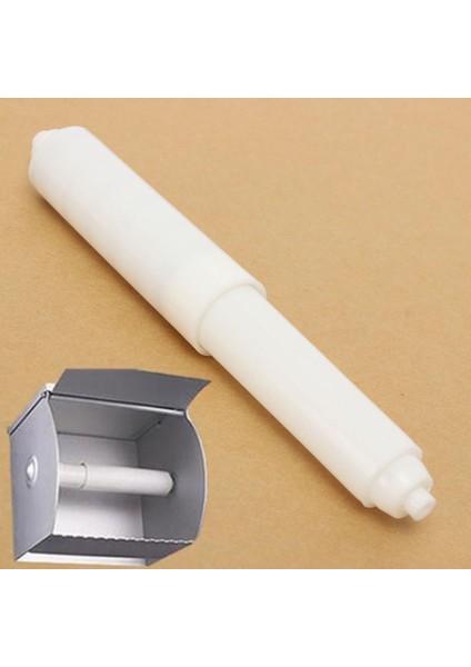 Beyaz Beyaz Plastik Yedek Tuvalet Kağıtlığı Rulo Ekleme Mili Yayı Faydalı (Yurt Dışından) indirimleri