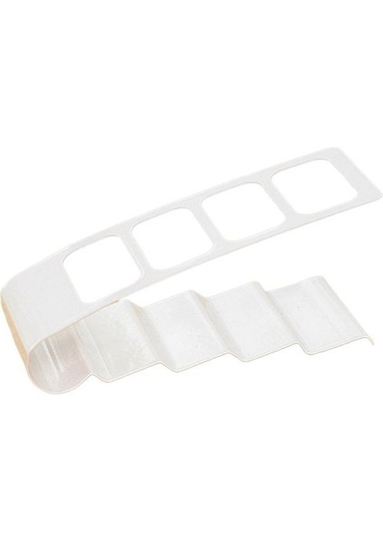 Beyaz 4 Çerçeve Metal Adım Depolama Rafları Standı Tv Klima Uzaktan Kumanda Tutucu Ev Için Istikrarlı Masaüstü Organizatör (Yurt Dışından)