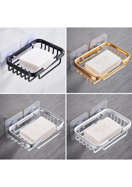 Gümüş 1 Adet Yaratıcı Matkap Sabunluk Tutucu Duvara Monte Depolama Raf Tutucu Içi Boş Tip Sabun Sünger Bulaşık Banyo Aksesuarları (Yurt Dışından) fiyatları