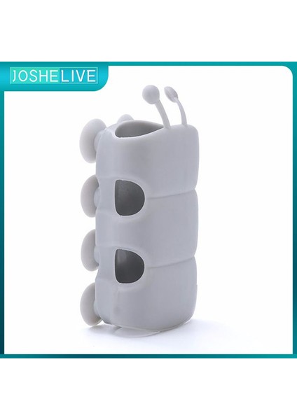 Gri Vakum Bardak Duş Başlığı Tutucu Vantuzlu Yumruksuz Duş Braketleri Silikon Hareketli Raf Rafı Yeni Ayarlanabilir Yeniden Kullanılabilir (Yurt Dışından)