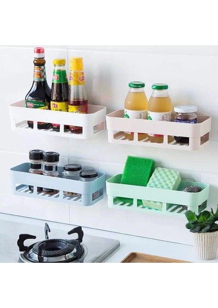 Fxgn Banyo Vantuz Depolama Rafı Drenaj Köşe Üçgen Dikdörtgen Delik Tuvalet Depolama Rafı Banyo Rafları (Yurt Dışından) fiyatları