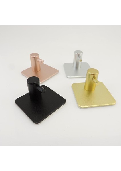 Altın 50 Siyah Altın Rengi Kendinden Yapışkanlı Duvar Kapı Havlu Elbise Kanca Anahtarlık Mutfak Havlu Askısı Alüminyum Askı Bornoz Raf Ev Q1 (Yurt Dışından) modelleri