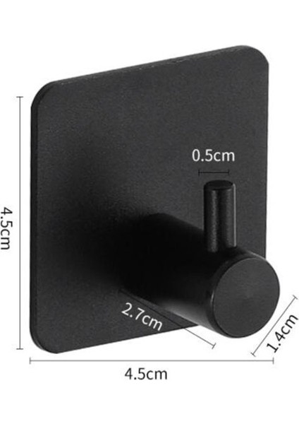 Altın 50 Siyah Altın Rengi Kendinden Yapışkanlı Duvar Kapı Havlu Elbise Kanca Anahtarlık Mutfak Havlu Askısı Alüminyum Askı Bornoz Raf Ev Q1 (Yurt Dışından) indirimleri