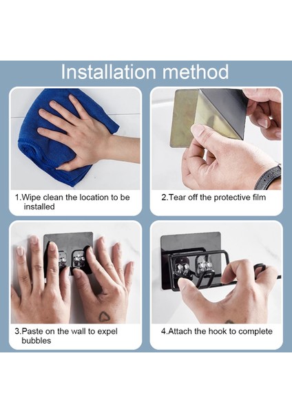 Siyah Saç Kurutma Makinesi Tutucu Duvara Monte Saç Kurutma Makinesi Rafı Paslanmaz Çelik Saç Kurutma Makinesi Rafı Banyo Saç Kurutma Makinesi Organizatör Depolama (Yurt Dışından) indirimleri