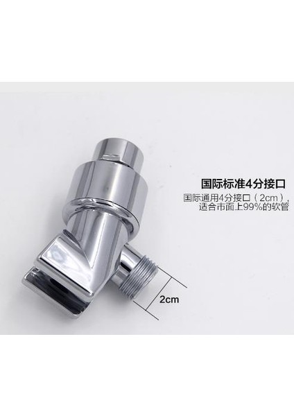 Şerit Ayarlanabilir Duş Kolu Monte Duş Başlığı Standı Paslanmaz Çelik Bilyalı Banyo Duş Başlığı Yönlendirici Aracı Musluk Adaptörü (Yurt Dışından)