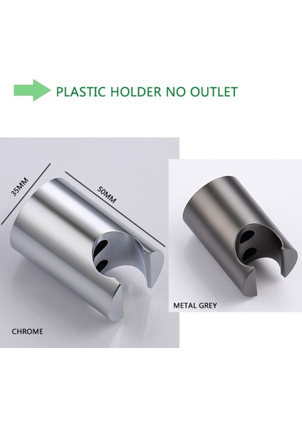 Krom C Klozet Duş Çıkışı Tutucu Braketi Pirinç/abs Plastik Fırçalanmış Altın Mat Siyah Metal Gri Parlak Krom Boru Bağlantıları Banyo (Yurt Dışından)