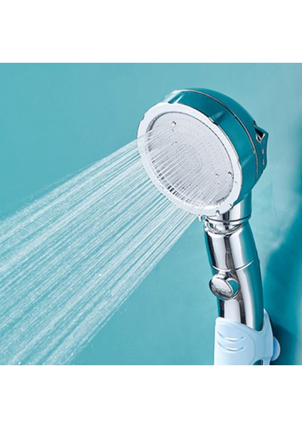 Mavi 1 Adet Banyo Duş Aparatı Delikli Vantuz Duş Başlığı Sabit Braket Yağmur Duş Başlığı Tabanı (Yurt Dışından)