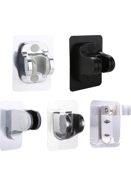 Typed Kancalı Yumruksuz Ayarlanabilir Cilalı Kendinden Yapışkanlı El Emme Matkapsız Duş Başlığı Tutucu Duş Başlığı Rafı Banyo Malzemeleri (Yurt Dışından) fiyatları