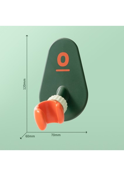 Yeşil 1 Adet 360° Duş Başlıkları Tutucu Ayarlanabilir Kendinden Yapışkanlı Duş Başlığı Braketi Yumruk Şekli Duvara Montaj Standı Spa Banyo Evrensel Abs (Yurt Dışından)