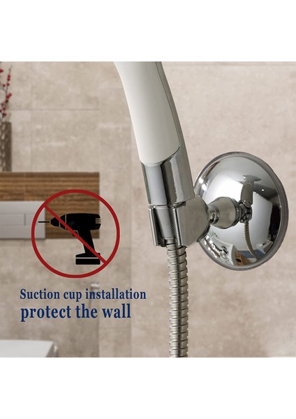 Type1 Duş Tutucu Emme Ayarlı Bardak Braketi Dönüş Montajı Simli (Yurt Dışından) modelleri