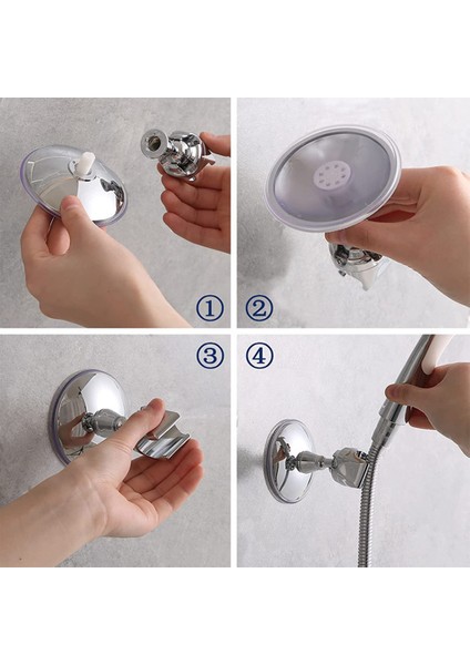 Type1 Duş Tutucu Emme Ayarlı Bardak Braketi Dönüş Montajı Simli (Yurt Dışından) indirimleri