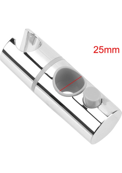 25MM Çap Banyo Aksesuarları Ayarlanabilir Kelepçe 18-25MM Duş Başlığı Tutucu Braketi Evrensel Ev Yedek Duş Slayt Raylı Bar Tutucu (Yurt Dışından)