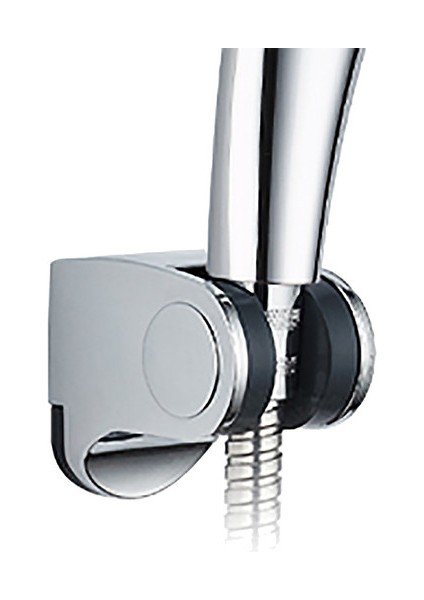 Sl 1 Pc Duş Braketi Tabanı Duş Başlığı Ahize Tutucu Krom Banyo Duvara Montaj Emme Braketi Raf Ev Banyo Aksesuarları (Yurt Dışından)