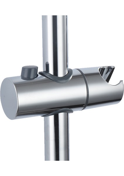B Evrensel Duş Başlığı Tutucu Ayarlanabilir 18-25MM 360° Dönme Abs Plastik Duş Slayt Raylı Bar Tutucu Banyo Aksesuarları (Yurt Dışından)