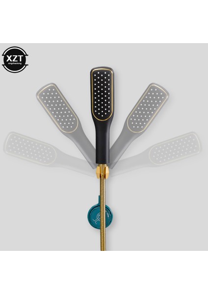 Beyaz 1 Adet 360° Evrensel Duş Başlığı Tutucu Ayarlanabilir Kendinden Yapışkanlı Duş Başlığı Braketi Yumruksuz Duvara Montaj Standı Spa Banyo Abs (Yurt Dışından) modelleri