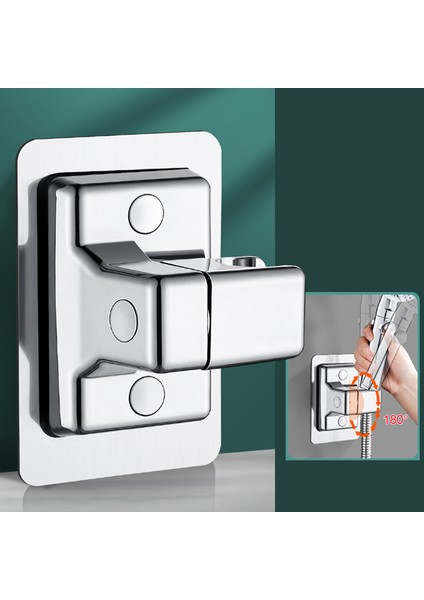 F Duş Başlığı Tutucu Ayarlanabilir Duvara Monte Duş Tutucu Kendinden Yapışkanlı Duş Başlığı El Braketi Banyo Aksesuarları (Yurt Dışından) fiyatları