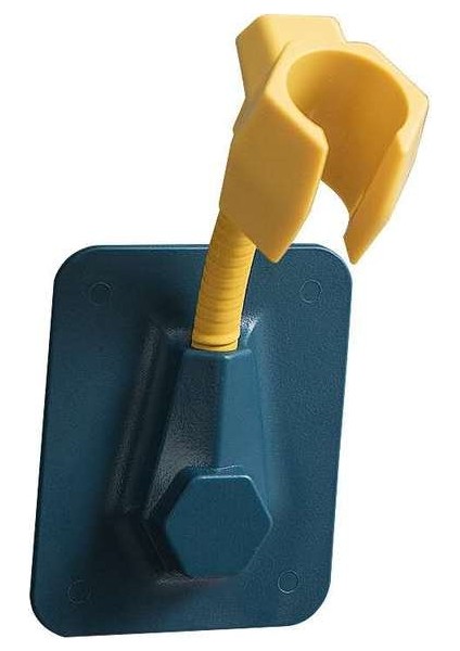 Sarı Mavi 1 Adet Taşınabilir Evrensel Ayarlanabilir Banyo Duş Braketi Duvara Monte Duş Braketi Duş Braketi Banyo Aksesuarları Kanca (Yurt Dışından)