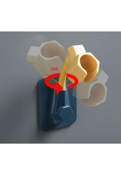 Sarı Mavi 1 Adet Taşınabilir Evrensel Ayarlanabilir Banyo Duş Braketi Duvara Monte Duş Braketi Duş Braketi Banyo Aksesuarları Kanca (Yurt Dışından) fiyatları