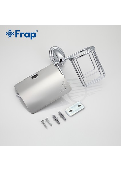 F1502 Frap Modern Stil Havlu Bornoz Kancaları Çift Bardak Tutucu Sabunluklar Tuvalet Fırçası Kağıt Tutucu Banyo Aksesuarları (Yurt Dışından) indirimleri
