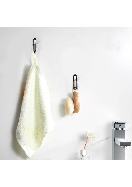 Siyah Siyah Vintage Banyo Için Kanca Çinko Ceket Havlu Bornoz Duvar Kanca Şapka Küçük Kancalar Tuvalet Aksesuarı Tuvalet Kanca Askı Altınları (Yurt Dışından)
