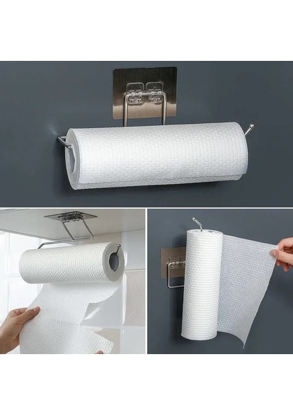 Resim Olarak 27 cm Mutfak Bezi Kağıt Depolama Raf Tutucu Askı Rulo Peçete Havlu Askısı Banyo Tuvalet Lavabo Kapı Asılı Güçlü Paslanmaz Kanca (Yurt Dışından) modelleri