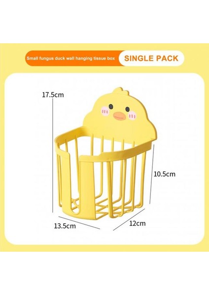 01 Küçük Sarı Ördek Doku Kutusu Tuvalet Beraberlik Kağıt Organizatör Ev Yatak Odası Banyo Peçete Tutucu Konteyner (Yurt Dışından)