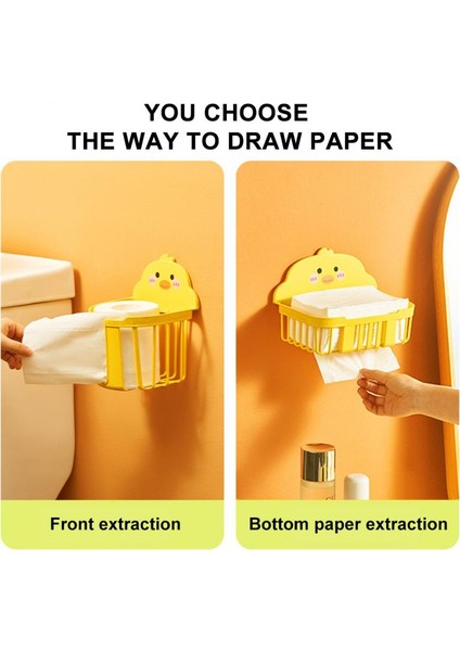 01 Küçük Sarı Ördek Doku Kutusu Tuvalet Beraberlik Kağıt Organizatör Ev Yatak Odası Banyo Peçete Tutucu Konteyner (Yurt Dışından) indirimleri