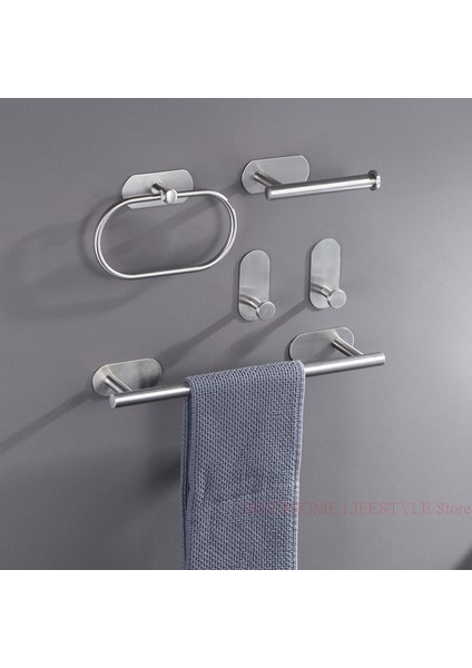 Havlu Askısı Siyah Altın Yapışkanlı Tuvalet Rulo Kağıt Tutucu Organizatör Duvara Montaj Depolama Standı Mutfak Banyo Doku Havluluk Paslanmaz (Yurt Dışından) modelleri