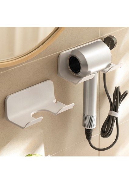 M1-Beyaz Banyo Duvara Monte Saç Kurutma Makinesi Tutucu Duş Ecoco Depolama Rafı Kendinden Yapışkanlı Plastik Ev Tuvalet Organizasyon Rafları (Yurt Dışından) fırsatları