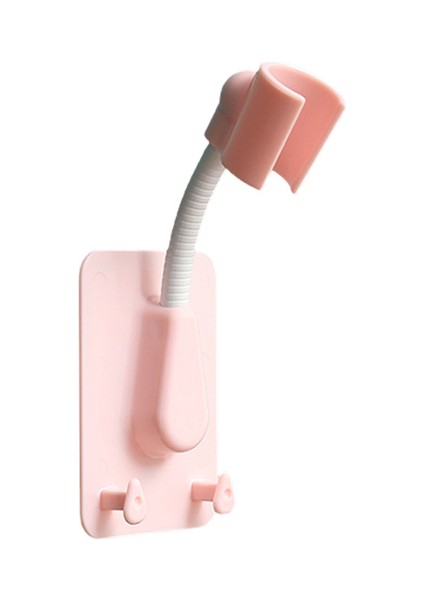 Pembe Duvara Montaj Duş Başlığı Tutucu Duş Montaj Braketleri Ayarlanabilir Kendinden Yapışkanlı 1 Adet Duş Başlığı Braketi Banyo Aksesuarları (Yurt Dışından)