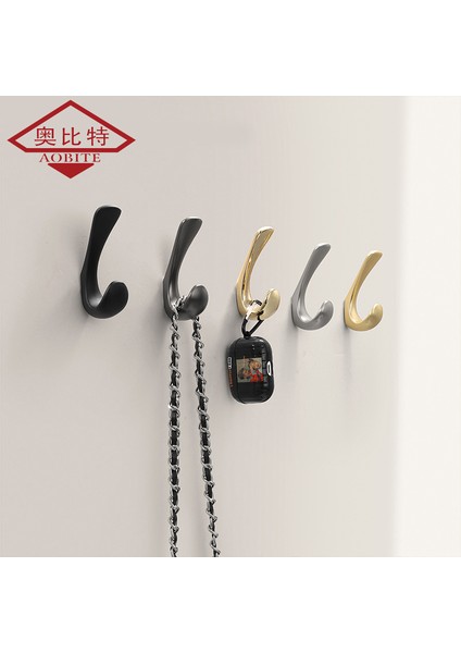 B-Nıckel Aobt Moon Modern Duvar Asılı Elbise Askısı Yatak Odası Bornoz Kanca Oturma Salonu Ceket Kanca Yatak Odası Bornoz Kancası Havlu Kanca Banyo (Yurt Dışından) modelleri
