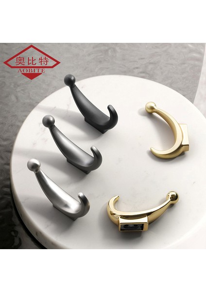 B-Nıckel Aobt Moon Modern Duvar Asılı Elbise Askısı Yatak Odası Bornoz Kanca Oturma Salonu Ceket Kanca Yatak Odası Bornoz Kancası Havlu Kanca Banyo (Yurt Dışından) indirimleri