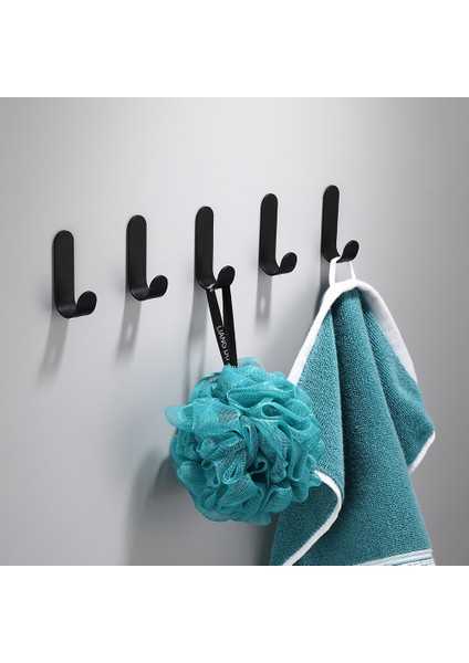 3pcs-S Duvara Monte Havlu Kanca Banyo Ceket Elbise Havlu Kanca Mutfak Eşyaları Kanca Mutfak Donanım Kanca Tuşları Için Kanca Askı (Yurt Dışından)