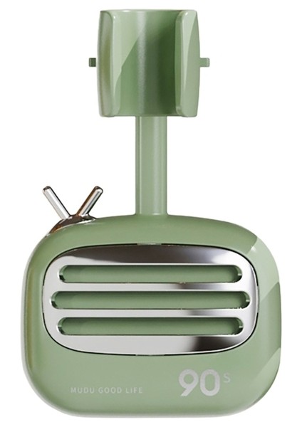 Yeşil Sevimli Radyo Şekli 360° Ayarlanabilir Duş Kanca Duvara Montajlı Kafa Tutucu Için (Yurt Dışından)