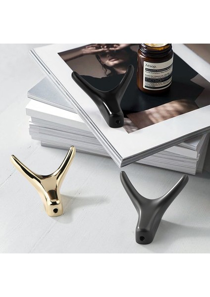 Siny Altın Duvar Kanca Banyo Aksesuarları Yatak Odası Bornoz Kanca Oturma Salonu Ceket Kanca Yatak Odası Bornoz Kanca Havlu Kanca Deco Asılı Elbise Kanca (Yurt Dışından) fırsatları