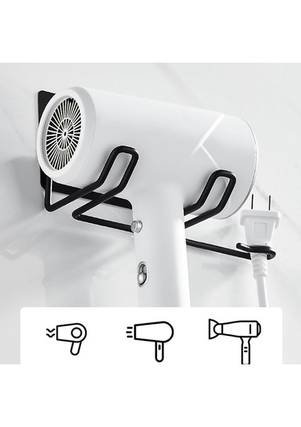 Şeffaf Duvara Monte Saç Kurutma Makinesi Rafı Üfleyici Çerçeve Saç Düzleştirici Kurutma Makinesi Tutucu Banyo Raf Organizatör Banyo Depolama Aksesuarları (Yurt Dışından) fiyatları