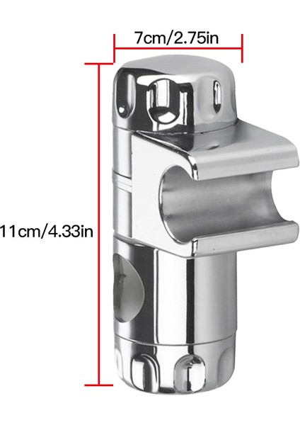 Galvanik Duş Braketi Ayarlanabilir El Püskürtme Tutucu Banyo Duş Başlığı Tutma Aksesuarı (Yurt Dışından) fiyatları