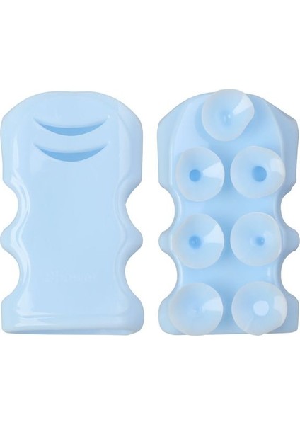 Stil 2 Ayarlanabilir Hareketli Duş Başlığı Tutucu Vantuzlu Banyo Kancaları Silikon Yumruksuz Duş Tutucu Banyo Aksesuarları (Yurt Dışından)