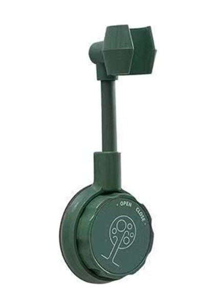 Yeşil Duş Başlığı 360° Ayarlanabilir Dönebilen Delmesiz Duş Başlığı Braketi El Duş Başlığı Rafı Için Duvara Montaj Tutucu (Yurt Dışından)