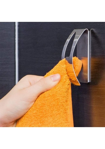 2 Adet 2 Adet Paslanmaz Çelik Kendinden Yapışkanlı Donanım Klip Askı Banyo Havlu Kancaları Tutucu Ev Duvara Monte Havlu Askısı Depolama (Yurt Dışından) indirimleri