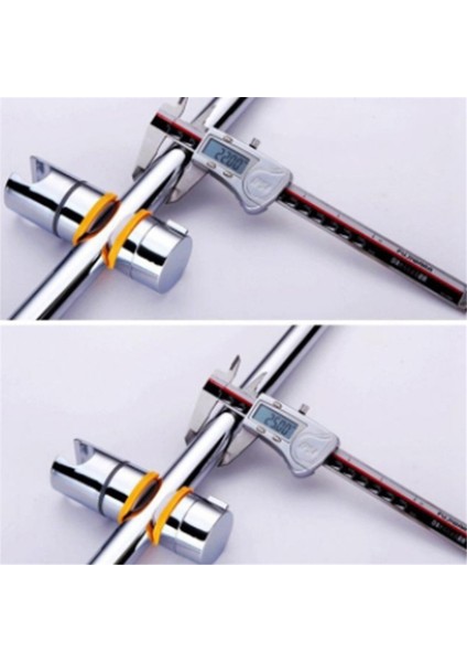 Sarı Evrensel Duş Aparatı Duş Rayı Tutucu 22 ~ 25MM Abs Krom Duş Başlığı Tutucu Ayarlanabilir Banyo Aksesuarları (Yurt Dışından)