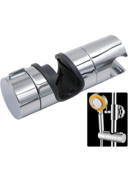 Sarı Evrensel Duş Aparatı Duş Rayı Tutucu 22 ~ 25MM Abs Krom Duş Başlığı Tutucu Ayarlanabilir Banyo Aksesuarları (Yurt Dışından)