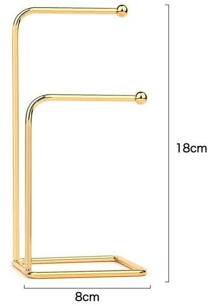 Style6 Yüksek Kaliteli Takı Organizatör Raf Metal Küpe Depolama Rafı Dıy Takı Organizatör Tutucu Kolye Kolye Ekran Standı (Yurt Dışından)