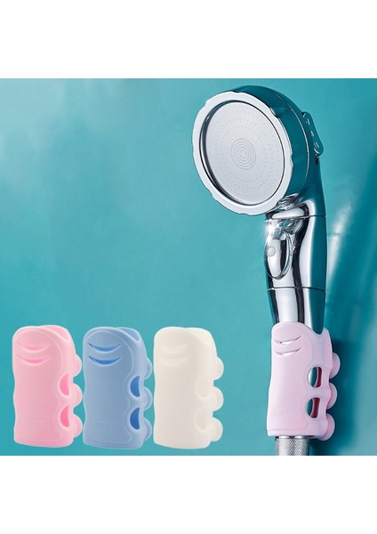 W (2 Adet) 2 Adet Güçlü Duş Başlığı Tutucu Dayanıklı Çıkarılabilir Silikon Duş El Duvara Montaj Vantuz Duş Braketi Banyo Gadget (Yurt Dışından) fiyatları