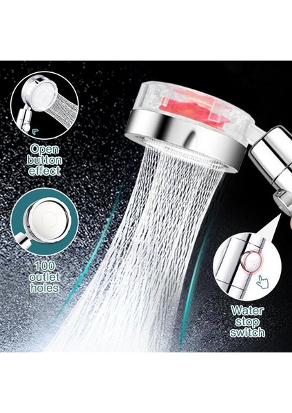2 Adet Filtre Banyo Yüksek Basınçlı Su Tasarruflu Sprey Duş Başlığı 360 Dönen Yağış Duş Başlığı El Basınçlı Masajlı Duş Başlığı (Yurt Dışından) modelleri