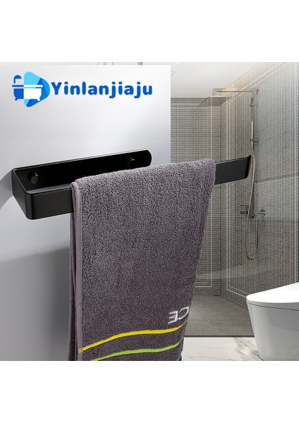 Kare Kanca Altın Banyo Donanım Seti Siyah Bornoz Askısı Havlu Demiri Bar Raf Bar Raf Kağıt Mendil Tutucu Diş Fırçası Tutucu Banyo Aksesuarları (Yurt Dışından)