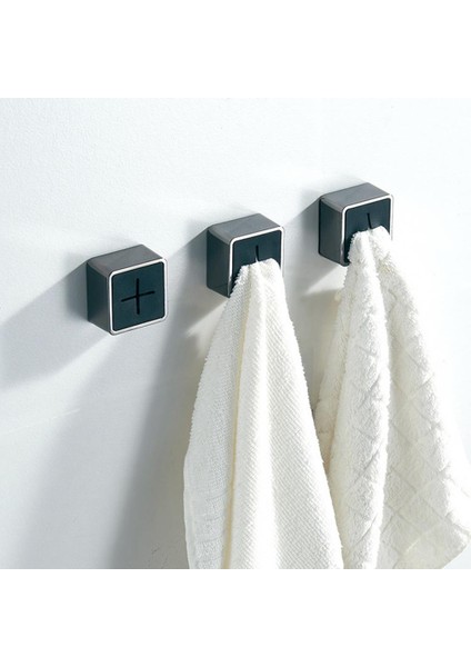 Gri Yaratıcı Havlu Saklama Fişi Kendinden Yapışkanlı Soğuğa Dayanıklı Banyo Aksesuarları Havlu Saklama Tutucu Mutfak Için (Yurt Dışından) fiyatları