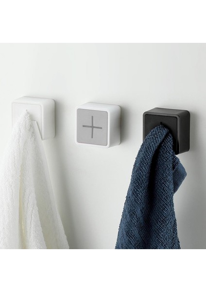 Gri Yaratıcı Havlu Saklama Fişi Kendinden Yapışkanlı Soğuğa Dayanıklı Banyo Aksesuarları Havlu Saklama Tutucu Mutfak Için (Yurt Dışından) fırsatları