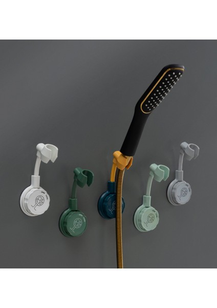 Mocha Yeşil 2 Banyo Aksesuarları Duş Başlığı Tutucu Yumruksuz Ayarlanabilir Duvara Monte Ayar Braketi Taban Montaj Braketleri (Yurt Dışından) fırsatları