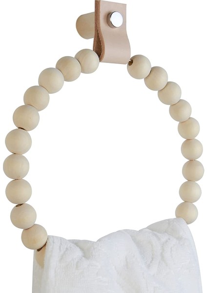 Resim Olarak Tırnaksız ve Sondaj El Yapımı Havlu Askısı Boho Dekor Rustik Tuvalet Tutucusu El Havlusu Tutucu Mutfak Veya Banyo Aksesuarları (Yurt Dışından) fırsatları